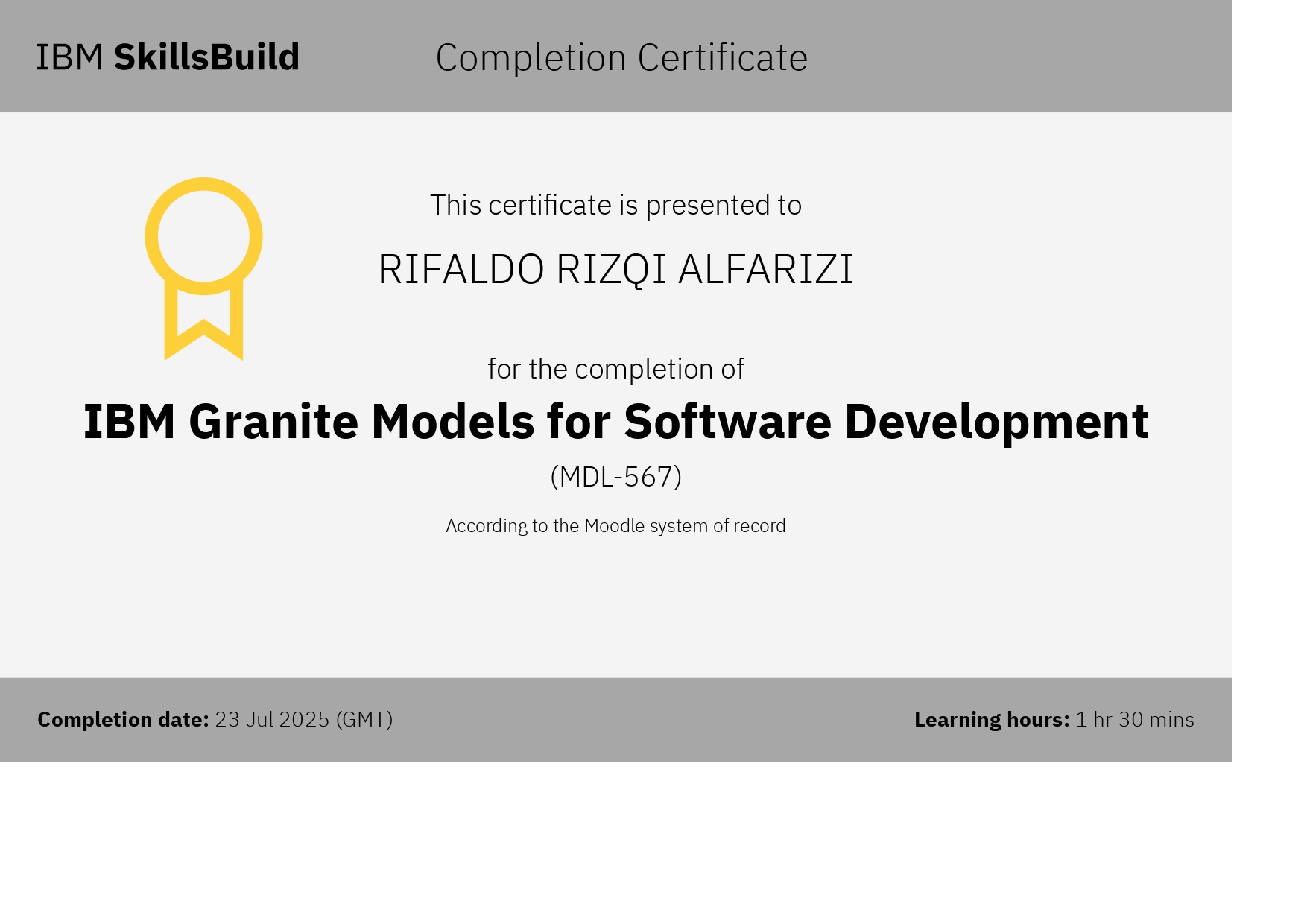 IBM Certificate